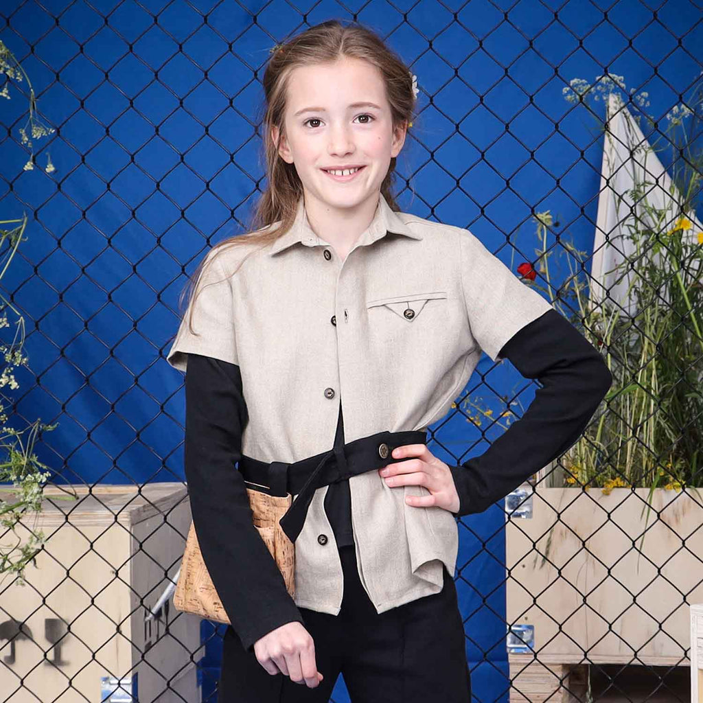 Linen Dress Shirt for Kids