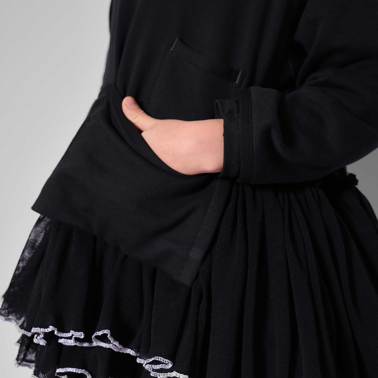 Black Designer Hoodie for Kids
